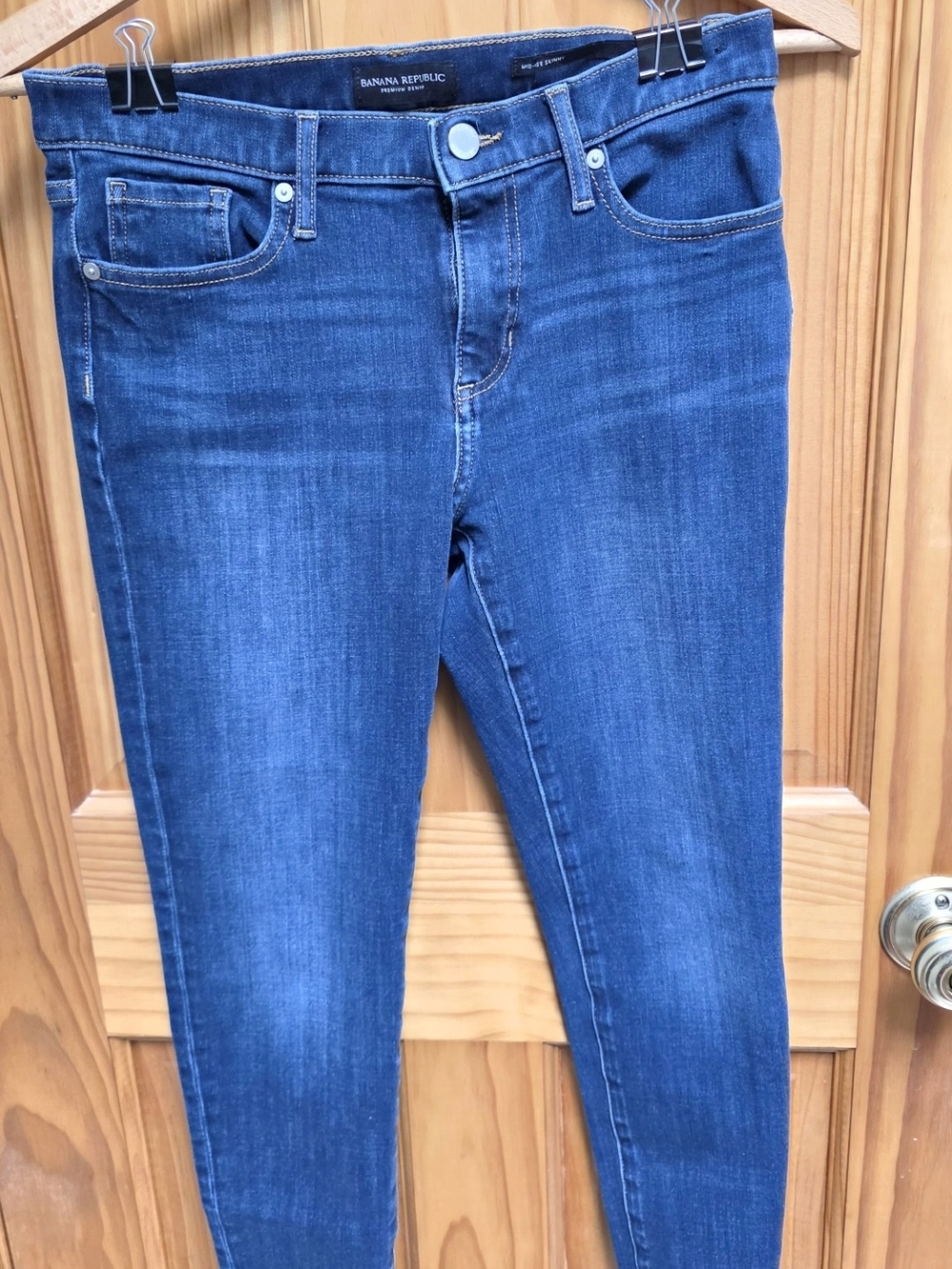 Banana Republic Skinny Jeans in Deep Blue Wash